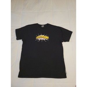 Billionaire Boys Club ICE CREAM CRASH SS Shirt Tee Black Size XL